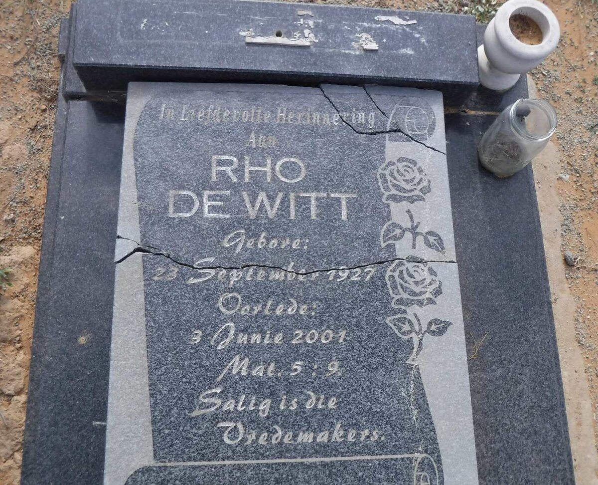 WITT Rho, de 1927-2001