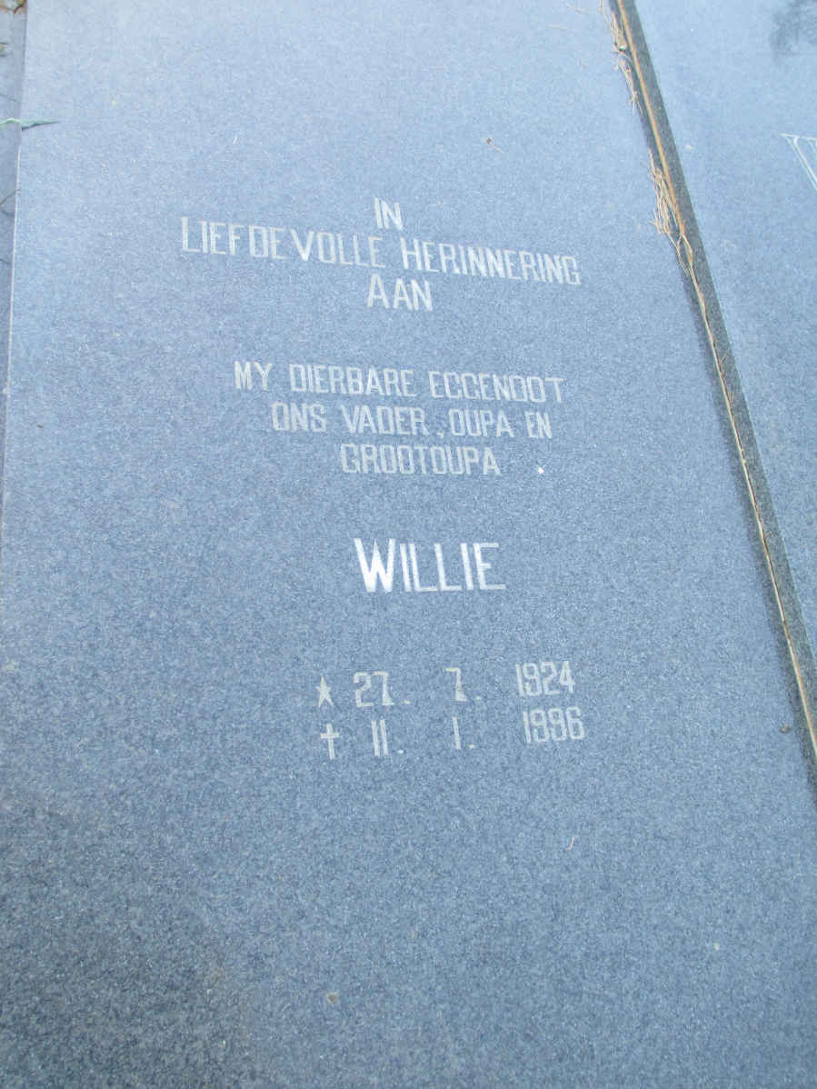 WILTERS Willie 1924-1996