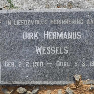 WESSELS Dirk Hermanus 1910-1956
