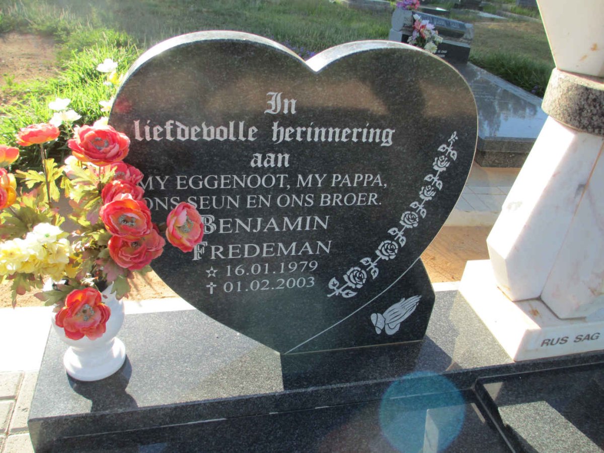 ZYL Benjamin Fredeman, van 1979-2003