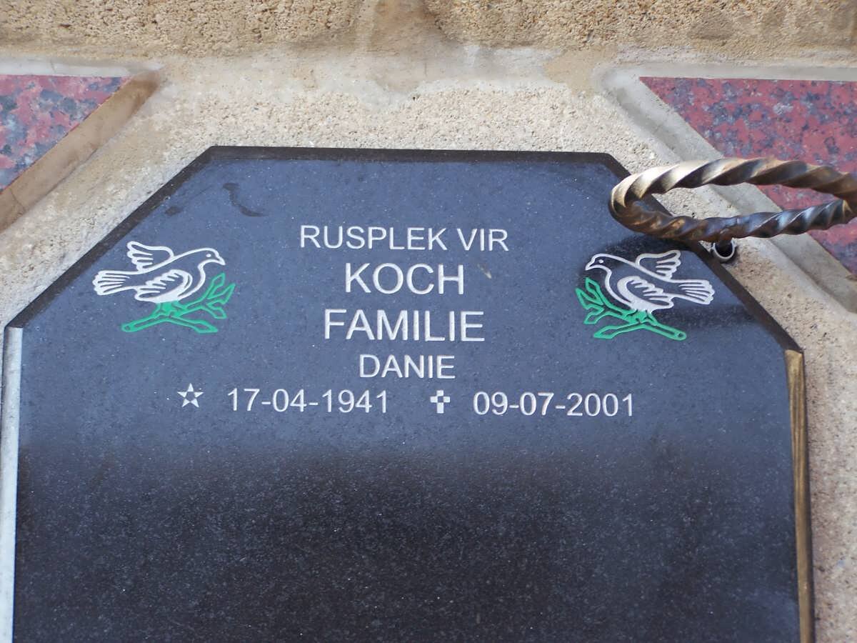 KOCH Danie 1941-2001