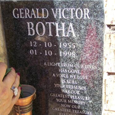 BOTHA Gerald Victor 1955-1998