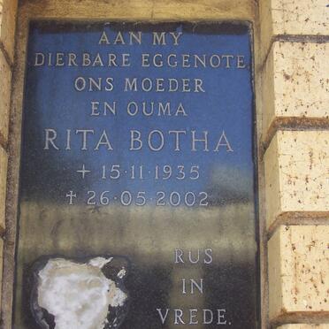 BOTHA Rita 1935-2002