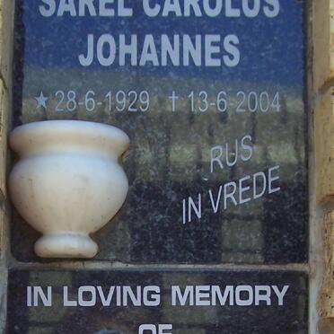 BADENHORST Sarel Carolus Johannes 1929-2004 :: VAN SCHALKWYK Raymond 1948-2003