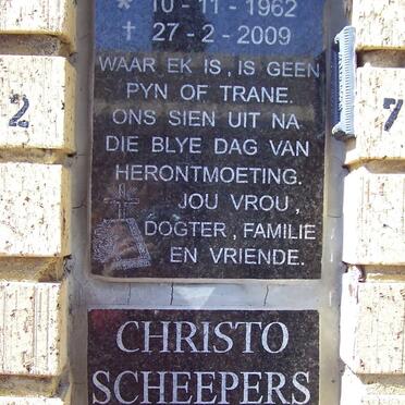 HAVENGA Rassie P. 1962-2009 :: SCHEEPERS Christo 1959-2009