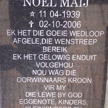 MAIJ Noel 1939-2006