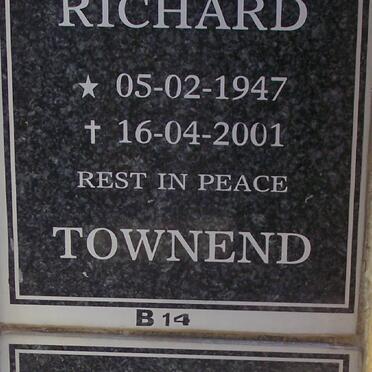 TOWNEND Richard 1947-2001 :: TAYLOR George R. 1914-2001
