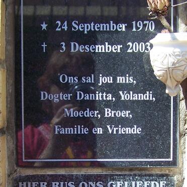 WESSELS Riaan 1970-2003 :: PRETORIUS Louisa Elizabeth Petronella 1937-2003