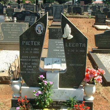 ? Pieter 1915-1992 &amp; Leenta 1919-