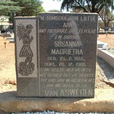 ASWEGEN Susanna Magrietha, van 1955-1960