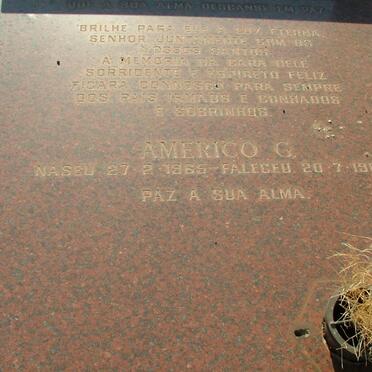 AMERICO G. 1965-1988