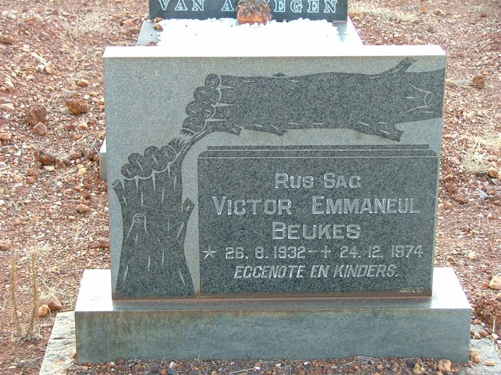 BEUKES Victor Emmaneul 1932-1974