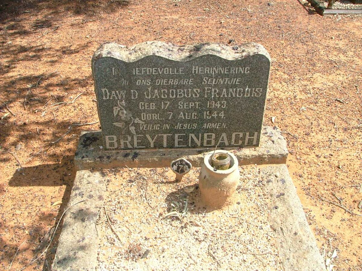 BREYTENBACH Dawid Jacobus Francois 1943-1944
