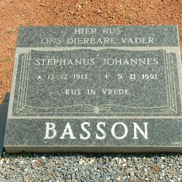 BASSON Stephanus Johannes 1913-1991
