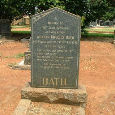 BATH William Charles -1949