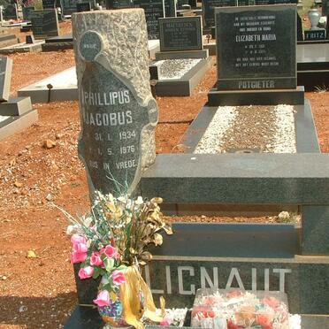 BLIGNAUT Phillipus Jacobus 1934-1976