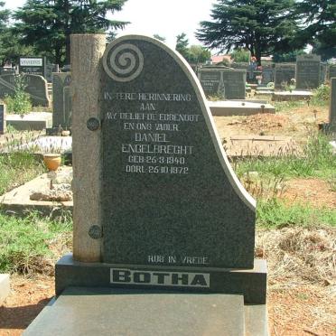 BOTHA Daniel Engelbrecht 1940-1972