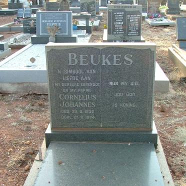 BEUKES Cornelius Johannes 1932-1974