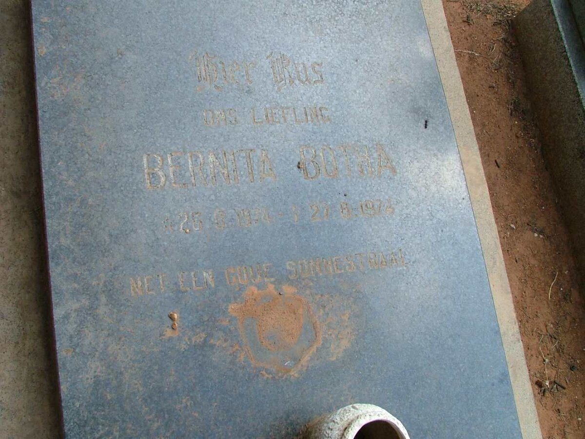 BOTHA Bernita 1974-1974