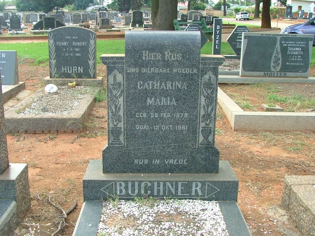 BUCHNER Catharina Maria 1879-1961