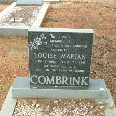 COMBRINK Louise Marian 1980-1986