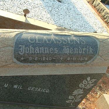 CLAASSENS Johannes Hendrik 1940-1974