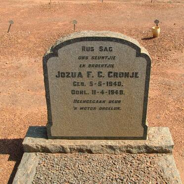 CRONJE Jozua F.C. 1940-1948