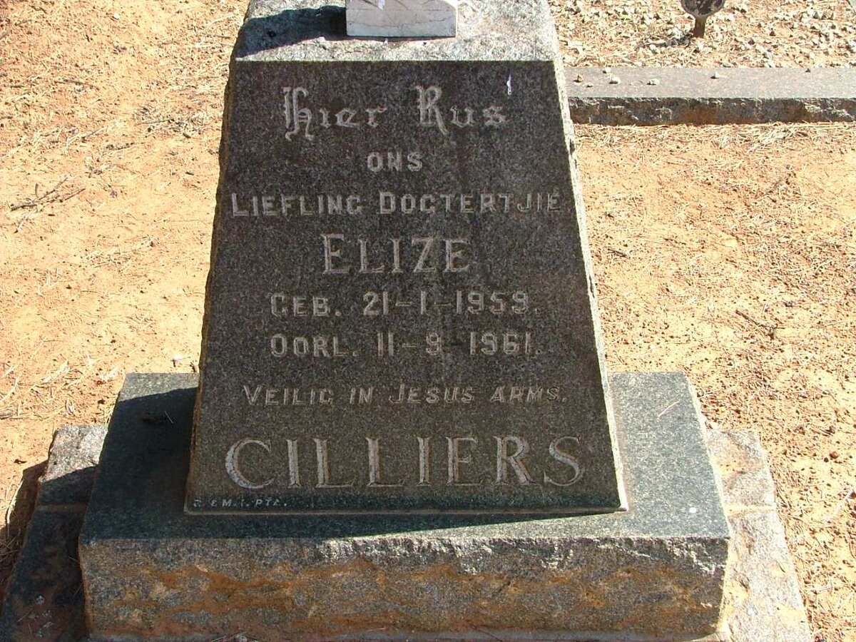 CILLIERS Elize 1959-1961