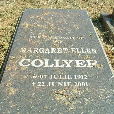 COLLYER Margaret Ellen 1912-2001