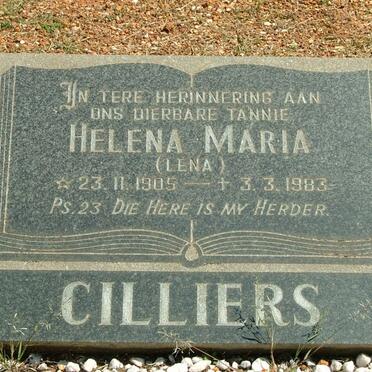 CILLIERS Helena Maria 1905-1983