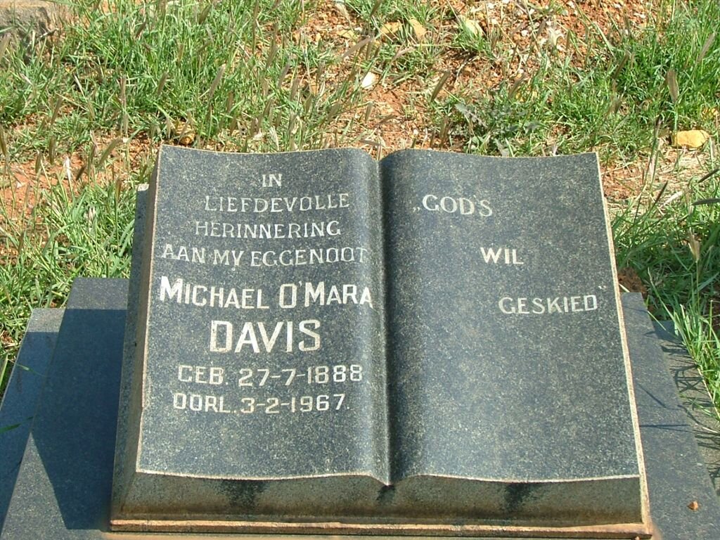 DAVIS Michael O'Mara 1888-1967