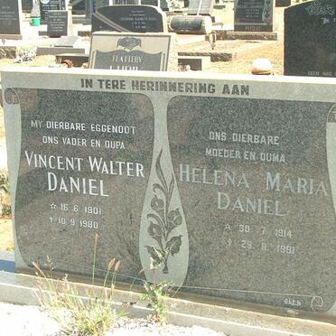 DANIEL Vincent Walter 1901-1980 &amp; Helena Maria 1914-1981