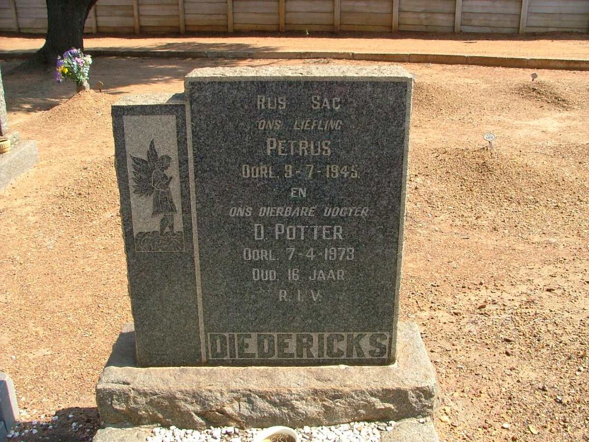 DIEDERICKS Petrus -1945 :: DIEDERICKS D. Potter -1973