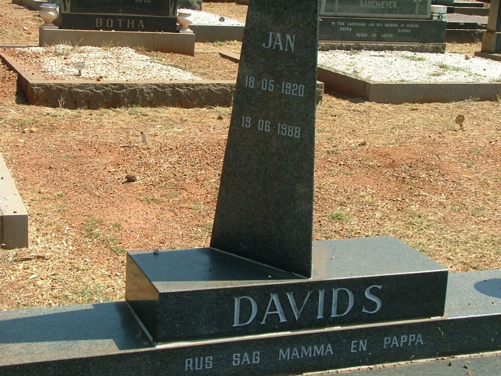 DAVIDS Jan 1920-1988