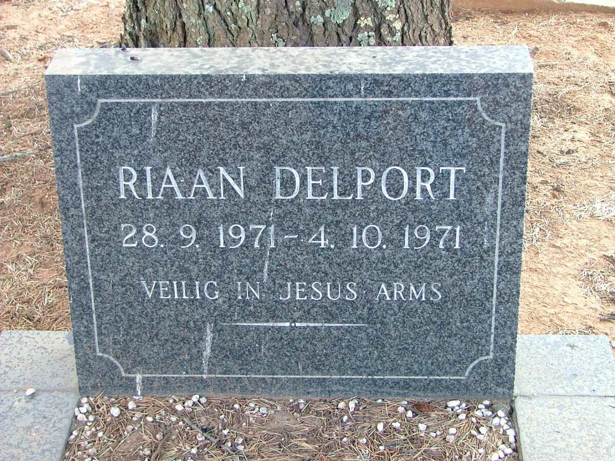 DELPORT Riaan 1971-1971