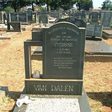 DALEN Chrissie, van 1960-1970