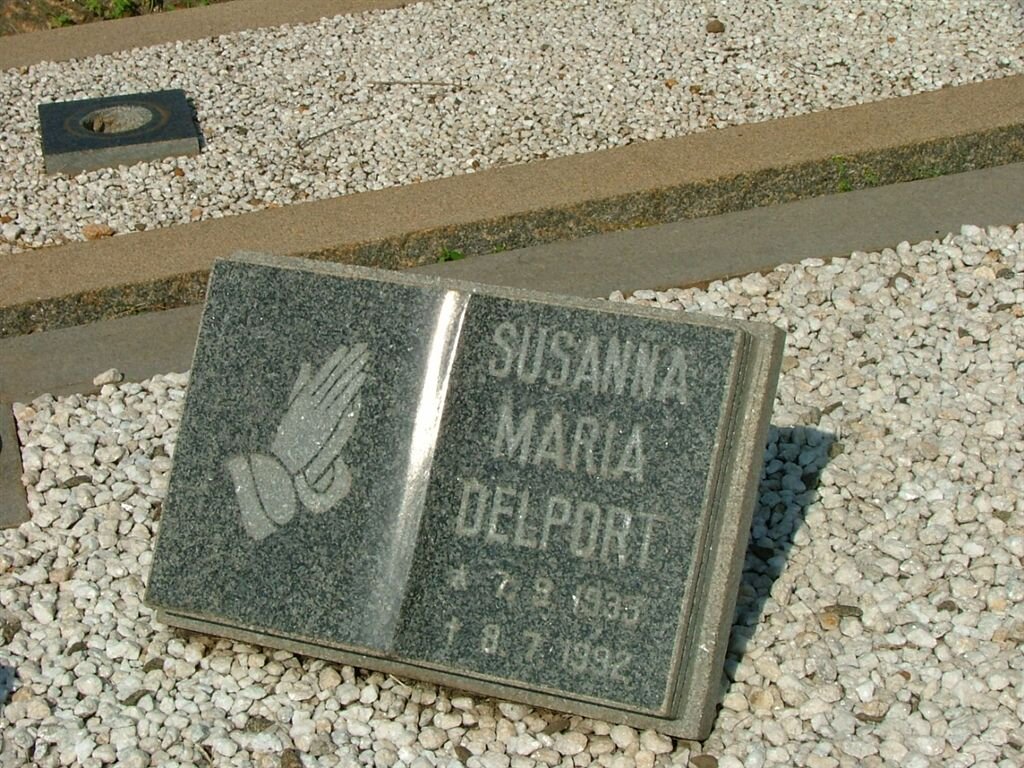 DELPORT Susanna Maria 1933-1992