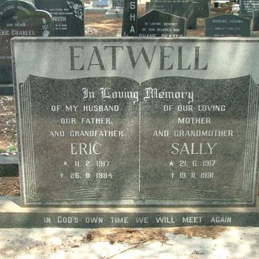 EATWELL Eric 1917-1984 &amp; Sally 1917-1991
