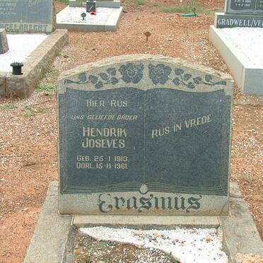 ERASMUS Hendrik Joseves 1913-1961