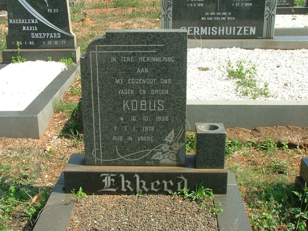 EKKERD Kobus 1938-1978