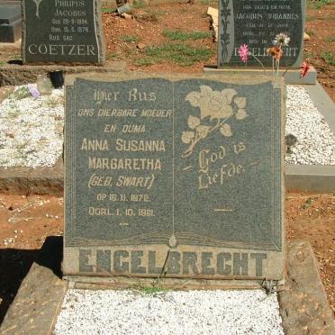 ENGELBRECHT Anna Susanna Margaretha nee SWART 1872-1961