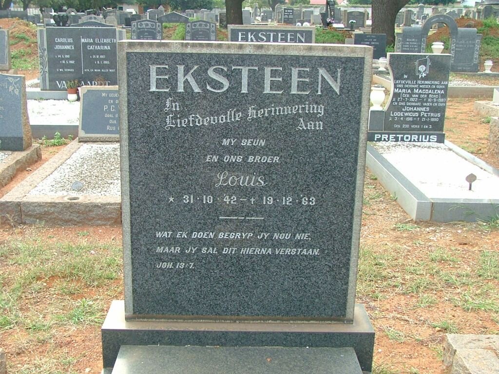 EKSTEEN Louis 1942-1963