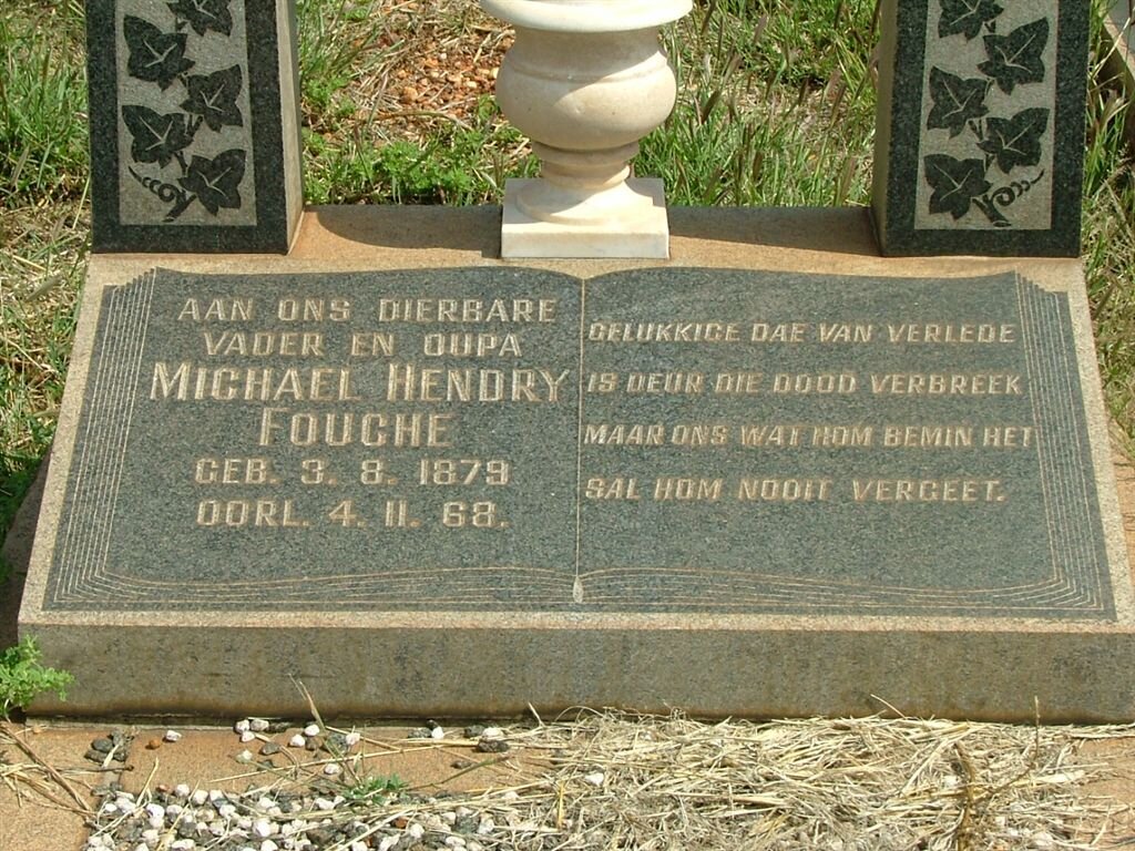 FOUCHE Michael Hendry 1879-1968