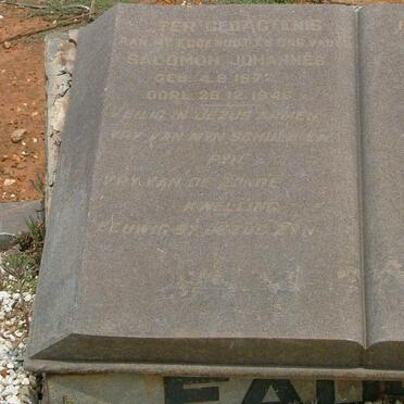 FAURIE Salomon Johannes 1872-1946 &amp; Elizabeth