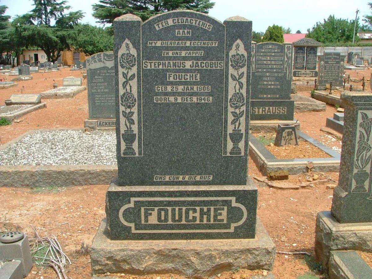 FOUCHE Stephanus Jacobus 1906-1946
