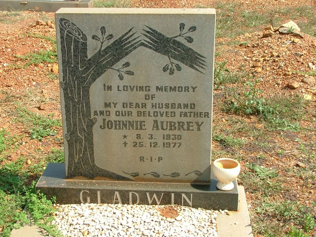 GLADWIN Johnnie Aubrey 1930-1977