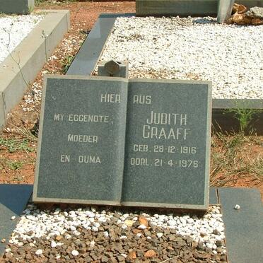 GRAAFF Judith 1916-1976