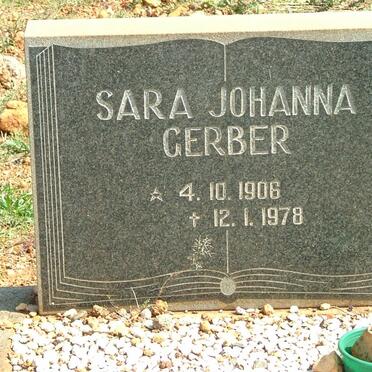 GERBER Sara Johanna 1906-1978