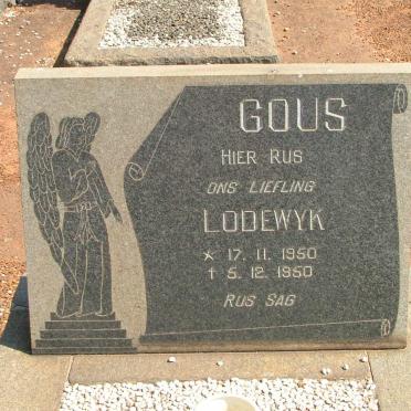 GOUS Lodewyk 1950-1950