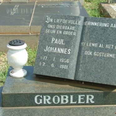 GROBLER Paul Johannes 1956-1981